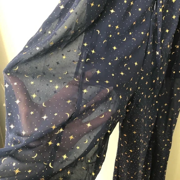 Dreamy Celestial Stars and Moons Dressy Jumpsuit - Picture 12 of 12